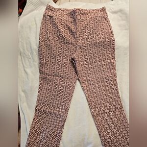 Patterned Brown Pants